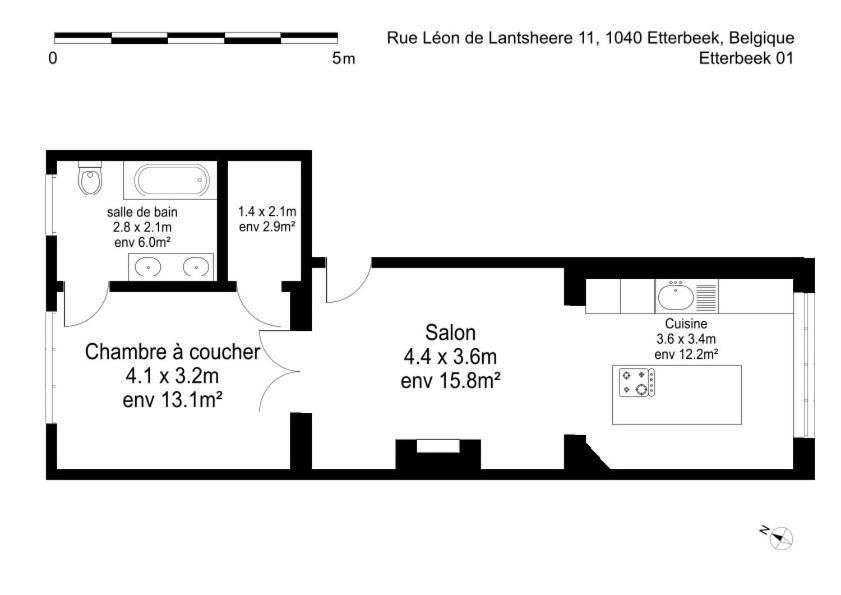 Apartment In Brussels, Lantsheere By Homenhancement Sa Eksteriør bilde